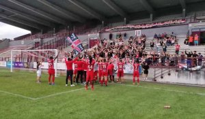 Coupe de Belgique : Mons fête sa qualification avec ses supporters