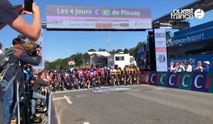 VIDÉO. Grand Prix de Plouay 2022 : départ de la Classic Lorient Agglomération - Trophée Ceratizit