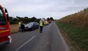 Trois cyclistes fauchés : une dame décède, son petit-fils en urgence absolue