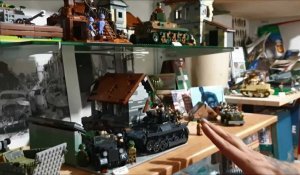 Bapaume : Ludo partage sa passion de l'Histoire et des batailles avec des Lego 