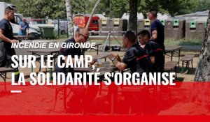 VIDÉO. Incendies en Gironde : sur le camp d'Hostens, la solidarité s'organise