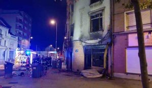 Lille Sud : le feu prend dans un restaurant désaffecté et se propage aux étages