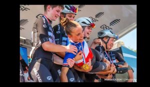 Championnat de France Juniors Femmes : l'émotion à l'arrivée et la Marseillaise