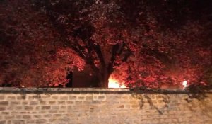 Incendie sur le parking d’une résidence rue de Bayle à Sedan