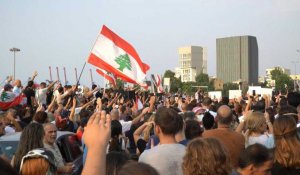 À Beyrouth, une sirène retentit pour marquer le deuxième anniversaire de l'explosion