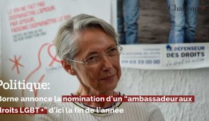 Borne annonce la nomination d'un ambassadeur aux droits LGBT+