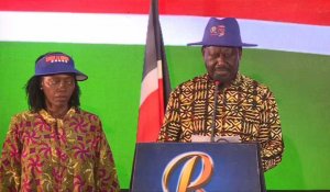 Odinga dénonce la "parodie" du résultat du scrutin présidentiel au Kenya
