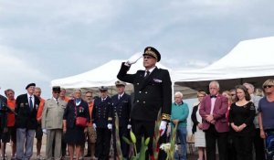80 ans raid de Dieppe. Une commémoration en hommage aux soldats tombés lors du raid