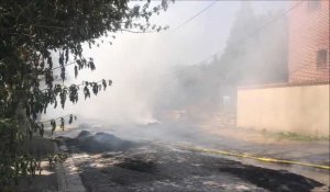 Fontaine-Au-Pire : des ballots en feu dans une rue embrasent deux façades d’habitations et une voiture
