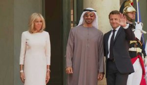 Macron reçoit le président des Emirats arabes unis à l'Elysée