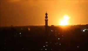 Explosions après des frappes aériennes israéliennes dans la bande de Gaza