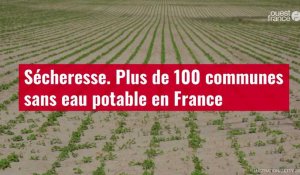 VIDÉO. Sécheresse : plus de 100 communes sans eau potable en France