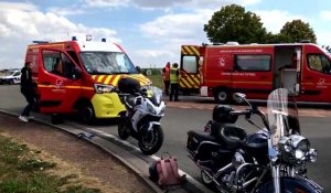 Seclin : trois motards blessés dans un accident