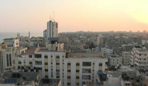 Lever de soleil sur Gaza alors que la trève entre Israël et le Jihad islamique se maintient