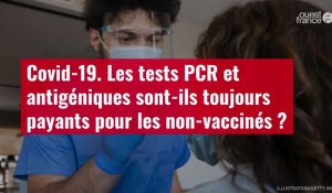 VIDÉO. Covid-19 : les tests PCR et antigéniques sont-ils toujours payants pour les non-vaccinés ?