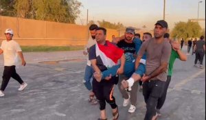 Crise politique en Irak: des manifestants investissent la zone verte de Bagdad