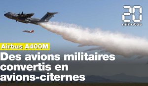 Incendies : Airbus transforme ses avions militaires A400M en bombardier d'eau