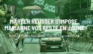 Marlen Reusser s'impose, Marianne Vos reste en jaune