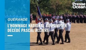 L'hommage national u pompier décédé Pascal Allaire