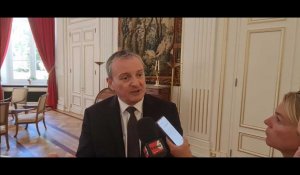 La présentation du nouveau préfet du Pas-de-Calais Jacques Billant mercredi 10 août 2022