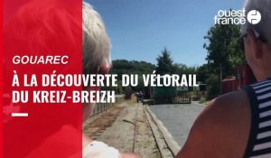 VIDÉO. Le vélorail du Kreizh Breizh ou pédaler sur une ancienne ligne de chemin de fer 