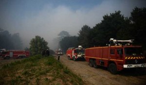 En Gironde, les pompiers mobilisés pour tenter de minimiser l'ampleur des dégâts