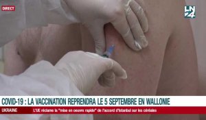 Covid-19: la vaccination reprendra le 5 septembre en Wallonie