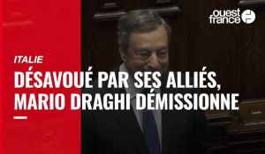 VIDÉO. Italie : le Premier ministre Mario Draghi démissionne après l'implosion de la coalition gouvernementale