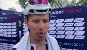 Réaction de Joshua Dubau après sa 14e place au championnat d’Europe de VTT à Munich