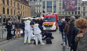 Lille Grand Place femme renversée par une voiture en fuite