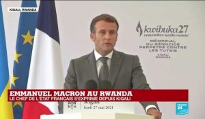 Rwanda : "Je viens reconnaître nos responsabilités" dans le génocide, dit Emmanuel Macron à Kigali