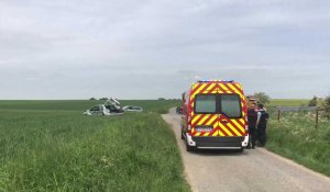 Grave accident entre Lattre-Saint-Quentin et Hermaville, dans le Ternois