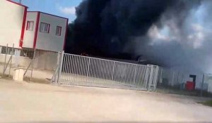 Un garage détruit par les flammes à Thiéblemont