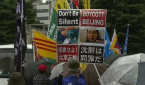 Manifestation à Tokyo pour marquer commémorer la répression de Tiananmen