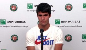 Roland-Garros 2021 - Carlos Alcaraz, the youngest in the 3rd round since 1992 : "That means that I'm going the right way"