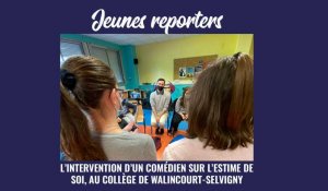 [Ta Voix] Le reportage des collégiens de Walincourt sur l'intervention d'un comédien