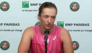 Roland-Garros 2021 - Iga Swiatek : Iga Swiatek, on the way to the double : "I don't take the lead with that (...) It's getting better and better with each match"
