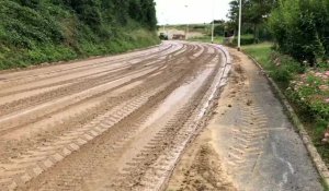 Dégâts intempéries dans la Zone artisanale de Château-Porcien