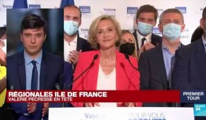 Elections régionales : Valérie Pécresse arrive largement en tête en Ile-de-France
