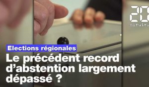 Elections régionales: Vers une abstention record