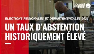 VIDÉO. Élections régionales et départementales 2021 : un taux d’abstention historiquement élevé 