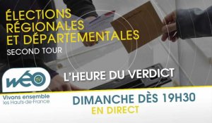 Ce dimanche sur Wéo - Soirée électorale "L'heure du verdict" 