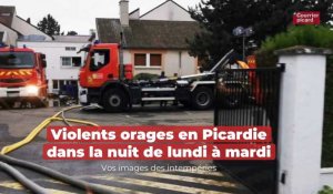 Violents orages en Picardie 