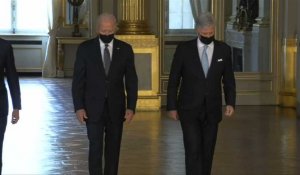 Joe Biden rencontre le roi et le Premier ministre belges