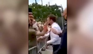 Emmanuel Macron se fait gifler pendant son déplacement dans la Drôme