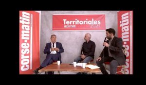 Territoriales 2021 : François Filoni face à la rédaction de Corse-Matin