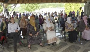 La lecture du verdict de Ratko Mladic suivie en direct au mémorial de Srebrenica