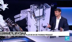 Conquête spatiale : sortie extra-véhiculaire de plus de 6 h pour Thomas Pesquet  et Shane Kimbrough