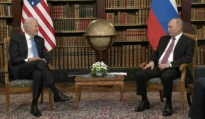 Poutine espère que la rencontre avec Biden "sera productive"