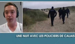 Une nuit avec les policiers de Calais